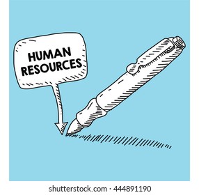 writen on the speech bubble with pen