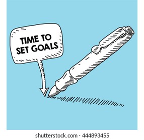 writen on the speech bubble with pen