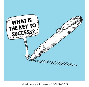 writen on the speech bubble with pen