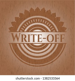 Write-off wooden signboards. Vector Illustration.