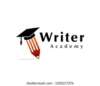 Writer academy logo design inspiration