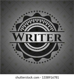 Writer dark emblem. Retro