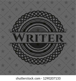 Writer dark icon or emblem