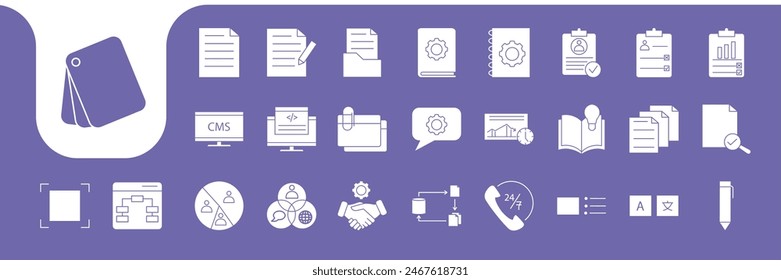 writer flat modern icon vector designs