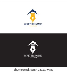 Writer Home Logo in Vector