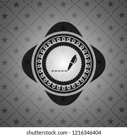 writer icon inside dark badge