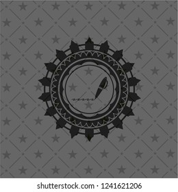 writer icon inside dark badge