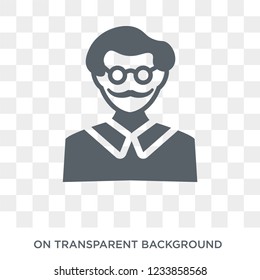 Writer icon. Trendy flat vector Writer icon on transparent background from Professions collection.  - Powered by Shutterstock - Get 15% off with code: PIKWIZARD15