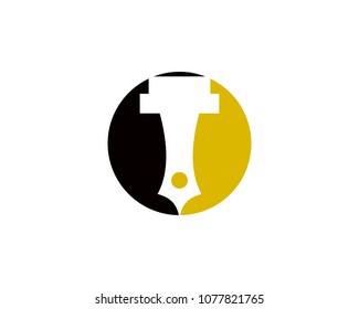 Writer Icon Vector Logo Template Illustration Design