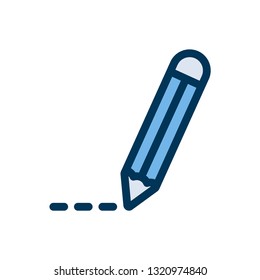 Writer Line Icon