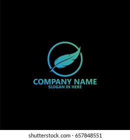 Writer Logo template Design
