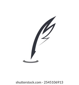 Writer Logo Vector Icon Template Illustration