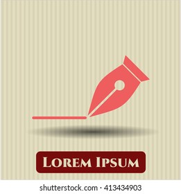 Writer vector icon