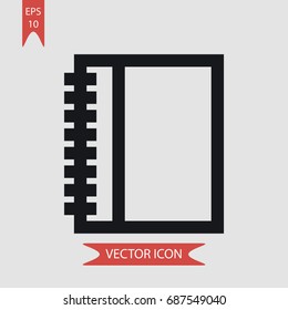 Writer vector icon, illustration symbol