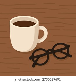 Writer Workspace Minimalist Vector Illustrations
