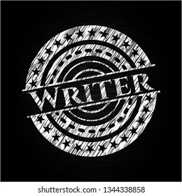 Writer written on a chalkboard