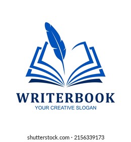 writerbook abstract logo vector template