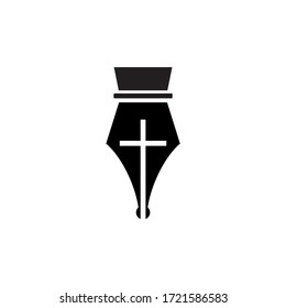 Escritores с diseño del logo de idea creativa