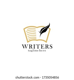 Writers Logo Icon Vector Isolated Stock Vector (Royalty Free ...