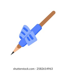 Writing Aids, Disability Vector Illustration Isolated