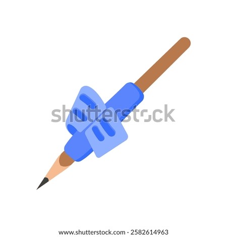 Writing Aids, Disability Vector Illustration Isolated