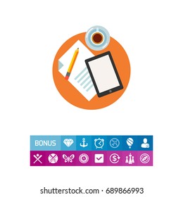 Writing article icon