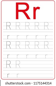 838 Letter R Worksheets Images, Stock Photos & Vectors | Shutterstock