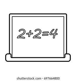 Writing board vector icon