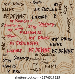 writing brush geometric zigzag line color pattern and background texture design