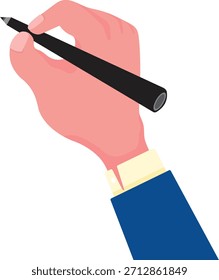 Escritura a mano Escritura a mano Vector aislado