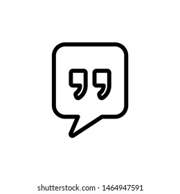 Writing comment feedback icon. Message symbol. Bubble speech. Flat vector illustration
