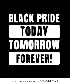 writing depicting the pride of black people
