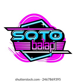 writing design with a racing theme for stickers, logos, symbols or other designs.