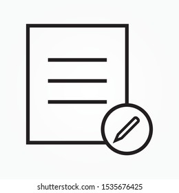 writing document file icon design vector illustration