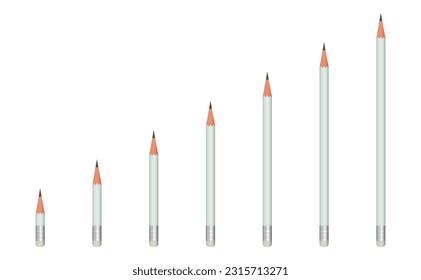 Writing drawing pencil various length set