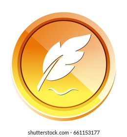 writing feather icon