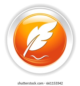 writing feather icon