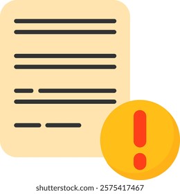 Writing Flat Style Icon Design