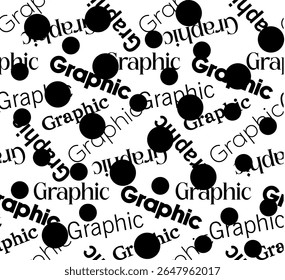 Schrijven Lettertype Grafische slogan Ronde lijn T-shirt Patroon Achtergrond Textuur Abstract en Art Design Print