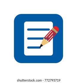 Writing Form Pencil Stock Vector (Royalty Free) 772793719 | Shutterstock