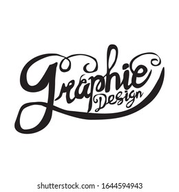 writing graphic design in a classic and unique style
