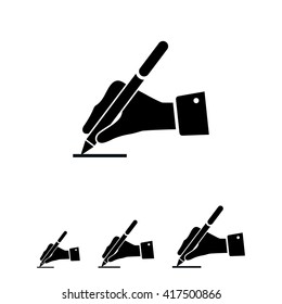 Writing hand