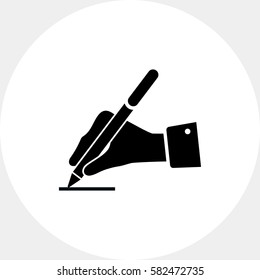 Writing hand
