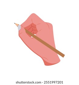 Writing Hand Gesture Icon, Vector illustration