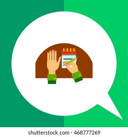 Writing Hand Icon