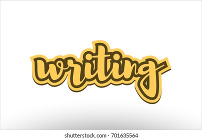 writing hand written text writing calligraphy calligraphic black white letters white logo postcard banner concept vector creative company icon design template modern