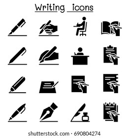 Student writing icon Images, Stock Photos & Vectors | Shutterstock