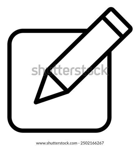 Writing icon. Icon about writing