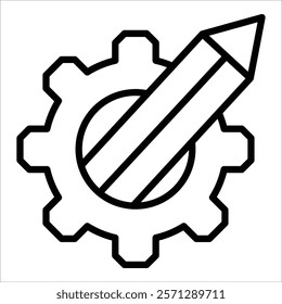 Writing Icon Element For Design