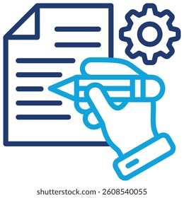 Writing Icon Element For Design